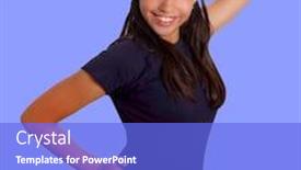  Presentation with blue orange - Slides with beautiful latin teen hispanic girl orange cap posing on blue background photo illustration background and a cobalt blue colored foreground