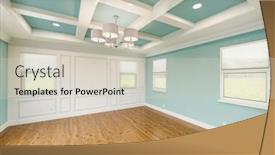  Presentation with complete - Theme featuring beautiful-light-blue-custom-master background and a soft green colored foreground