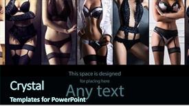  Presentation with sexy - Slide deck featuring beautiful lingerie erotic underwear collage background and a wine colored foreground