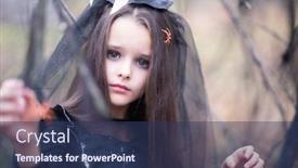  Presentation with horror - Audience pleasing slides consisting of beautiful-little-girl-with-long backdrop and a ocean colored foreground