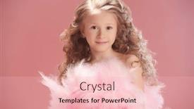  Presentation with hair dress - Slide set consisting of beautiful-little-lady-girl and a lemonade colored foreground