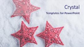  Presentation with red stars - Slides having beautiful magical vintage red star background and a  colored foreground