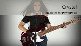  Presentation with rock star - Amazing slides having rock star with beautiful make backdrop and a light gray colored foreground