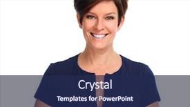  Presentation with understanding your business - Slides having beautiful mature business woman isolated background and a navy blue colored foreground