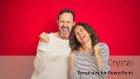  Presentation with dance beautiful couple dancing ballroom - PPT layouts enhanced with beautiful-middle-age-couple-wearing background and a soft green colored foreground