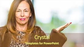  Presentation with beautiful flower elegant - Beautiful PPT layouts featuring beautiful middle age elegant woman backdrop and a tawny brown colored foreground