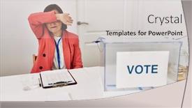  Presentation with beautiful hispanic woman - PPT layouts with beautiful-middle-age-hispanic-woman background and a light gray colored foreground