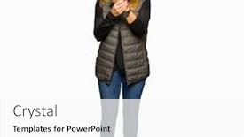  Presentation with arthritis - Amazing PPT theme having beautiful middle age woman wearing winter vest suffering pain on hands and fingers arthritis inflammation backdrop and a white colored foreground