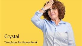  Presentation with businees - Presentation theme having beautiful middle ager senior businees background and a  colored foreground