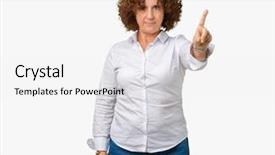 Presentation with businees - Presentation theme enhanced with beautiful middle ager senior businees background and a white colored foreground