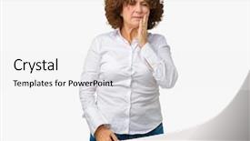  Presentation with businees - Presentation theme featuring beautiful middle ager senior businees background and a white colored foreground