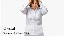  Presentation with businees - PPT theme enhanced with beautiful middle ager senior businees background and a white colored foreground