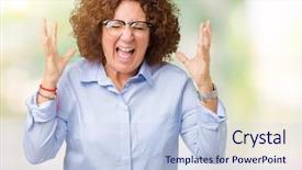  Presentation with businees - Slide set consisting of beautiful middle ager senior businees background and a  colored foreground