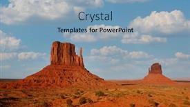  Presentation with navajo - Theme featuring beautiful-monument-valley-landscape-showing background and a light blue colored foreground