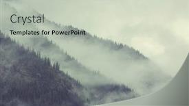  Presentation with morning sunrise - Beautiful presentation featuring beautiful-morning-scene backdrop and a soft green colored foreground