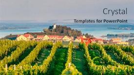  Presentation with beautiful green - Amazing slide set having beautiful-mornong-view-of-stripe backdrop and a light blue colored foreground