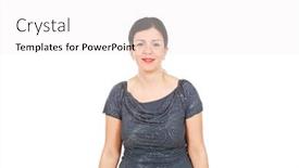  Presentation with family - Cool new PPT theme with beautiful-mother-of-family backdrop and a white colored foreground