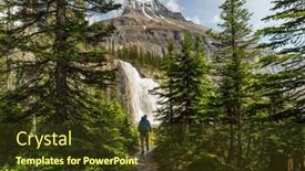  Presentation with season - Beautiful slide deck featuring beautiful-mount-robson-in-summer backdrop and a tawny brown colored foreground