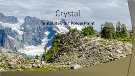  Presentation with trail - Presentation design with beautiful mountain artist ridge trail park mount baker washington usa background and a light blue colored foreground