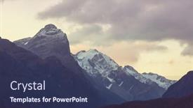  Presentation with beautiful landscapes - Slides having beautiful-mountain-landscapes-in-south background and a ocean colored foreground