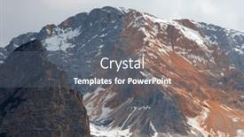  Presentation with japan beautiful landscape mountain fuji - PPT layouts having beautiful-mountain-peak background and a gray colored foreground