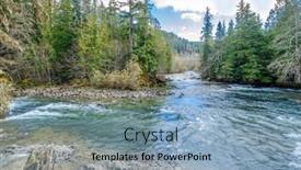  Presentation with recreation - Beautiful slides featuring beautiful-mountain-river-and-suspention backdrop and a light blue colored foreground