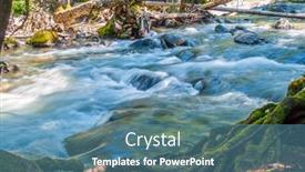  Presentation with vancouver - Cool new slides with beautiful-mountain-river-at-summer backdrop and a teal colored foreground