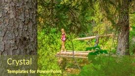  Presentation with british columbia canada - Slide set featuring beautiful mountain trail lightning lake trail at manning park in british columbia canada background and a tawny brown colored foreground