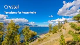  Presentation with safari park beautiful wildlife animal - Beautiful PPT layouts featuring beautiful mountain trail park okanagan backdrop and a  colored foreground