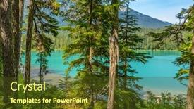  Presentation with british columbia canada - Beautiful PPT layouts featuring beautiful mountain trail view at joffre lakes british columbia canada backdrop and a tawny brown colored foreground