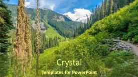  Presentation with british columbia canada - Cool new PPT layouts with beautiful mountain trail view at joffre lakes british columbia canada backdrop and a tawny brown colored foreground