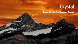  Presentation with japan beautiful landscape mountain fuji - Slide deck having beautiful mountain zinalrothorn - swiss alps background and a  colored foreground