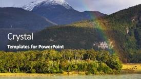  Presentation with chile patagonia - Amazing slide set having beautiful-mountains-landscape-along-gravel backdrop and a ocean colored foreground