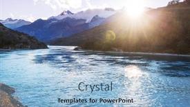  Presentation with chile patagonia - Amazing slides having beautiful-mountains-landscape-along-gravel backdrop and a light blue colored foreground