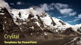  Presentation with mountain snow - Audience pleasing PPT layouts consisting of beautiful mountains landscape wintertime season alpine mountain covered with snow travel and tourism winter holiday concept backdrop and a tawny brown colored foreground