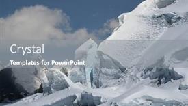  Presentation with beautiful landscapes - Presentation theme consisting of beautiful-mountains-landscapes-in-cordillera background and a gray colored foreground