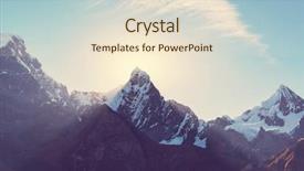  Presentation with beautiful landscapes - PPT layouts featuring beautiful mountains landscapes in cordillera background and a  colored foreground