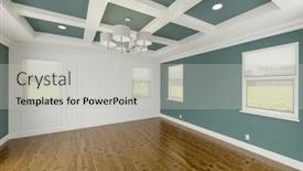  Presentation with complete - Presentation featuring beautiful-muted-teal-custom-master background and a light gray colored foreground