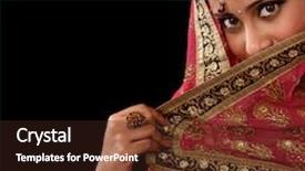  Presentation with indian hindu wedding - Slide set having beautiful mystery young indian background and a wine colored foreground