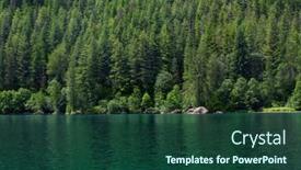  Presentation with northwest forest - PPT theme having beautiful-natural-backdrop-photo background and a forest green colored foreground