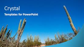  Presentation with beautiful landscapes - Slides having beautiful-natural-landscapes-in-baja background and a dark gray colored foreground