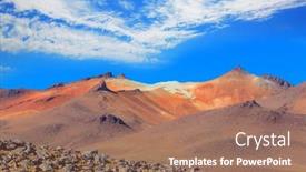  Presentation with beautiful landscapes - Presentation consisting of beautiful-natural-landscapes-in-volcanic background and a coral colored foreground
