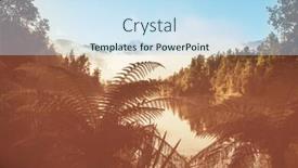  Presentation with beautiful landscapes - Amazing PPT theme having beautiful-natural-landscapes-mt-cook backdrop and a sky blue colored foreground