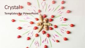  Presentation with mandala - Cool new PPT theme with beautiful natural mandala on light backdrop and a lemonade colored foreground