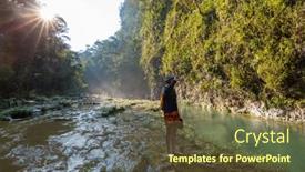  Presentation with guatemala - Amazing slide set having beautiful-natural-pools-in-semuc backdrop and a tawny brown colored foreground