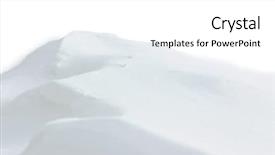  Presentation with natural - Amazing slide set having beautiful natural snowdrift with white backdrop and a white colored foreground