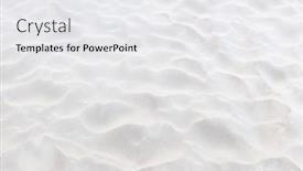  Presentation with white sand - Slides consisting of beautiful-natural-white-sand-background background and a white colored foreground