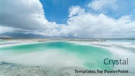  Presentation with beautiful nature - Amazing PPT theme having beautiful-nature-landscape-view backdrop and a light blue colored foreground