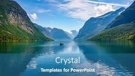  Presentation with beautiful nature - Audience pleasing PPT layouts consisting of beautiful-nature-norway-natural-landscape backdrop and a teal colored foreground