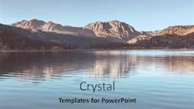  Presentation with nevada - Amazing presentation theme having beautiful-nature-scene-in-spring backdrop and a light blue colored foreground